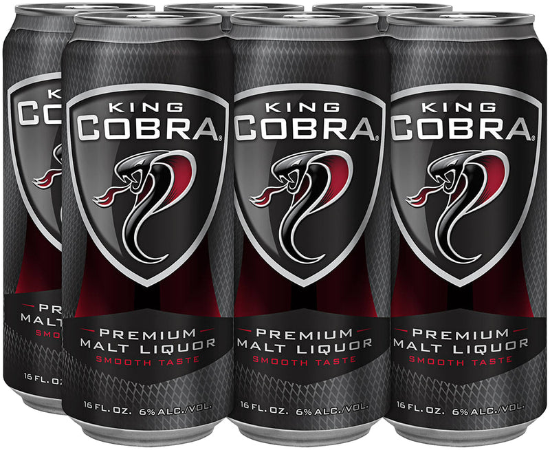 King Cobra Malt Liquor 4x 6 Pack (16 oz Cans)