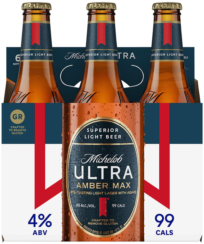 Michelob Ultra Amber Max 4x 6 Pack (12 oz Bottles)