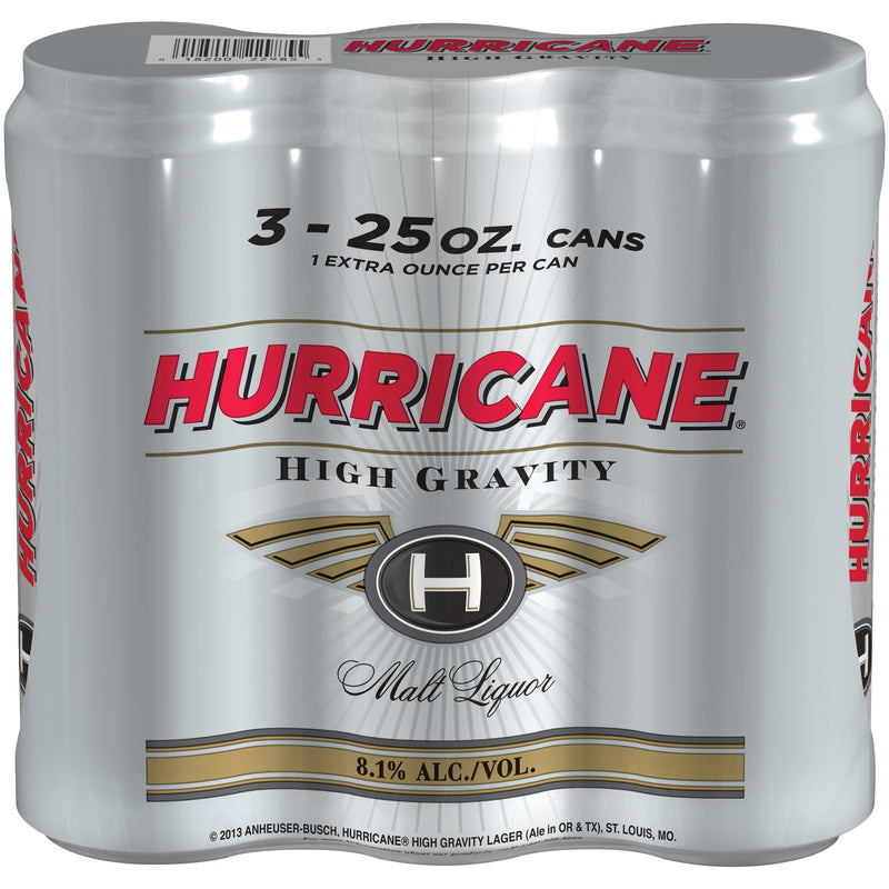 Hurricane High Gravity Malt Liquor 5x 3 Pack (25 oz Cans)