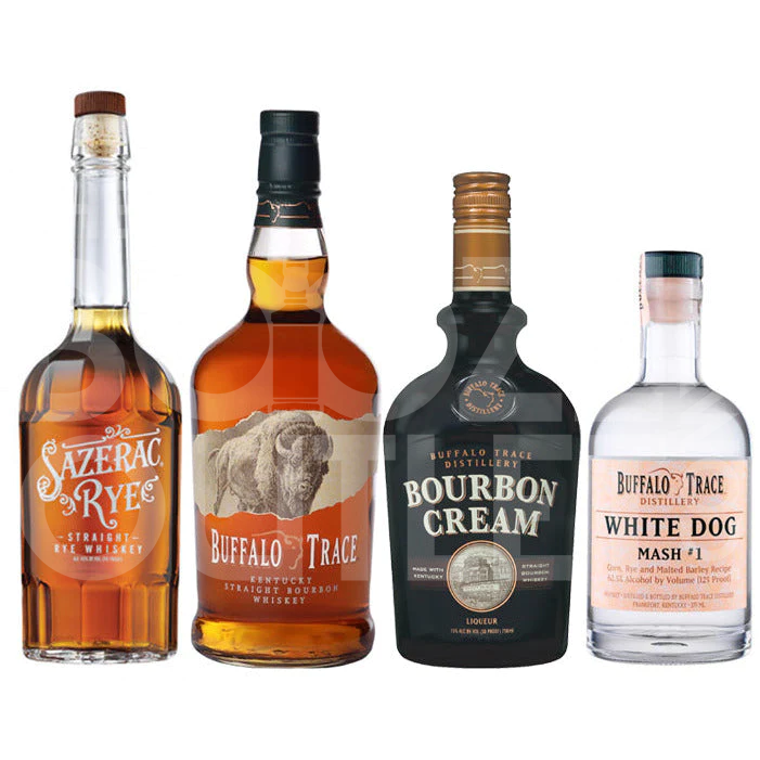 Buffalo Trace & Sazerac Rye & Bourbon Cream & White Dog Mash 