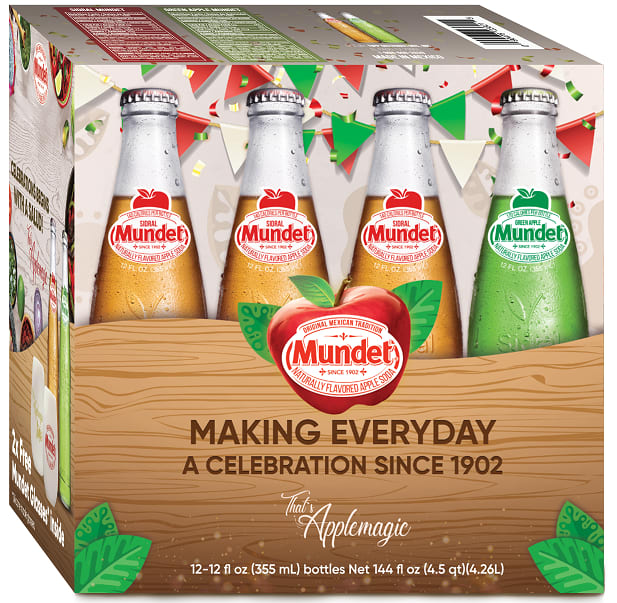 Sidral Mundet 12 Pack (12 oz Bottles)