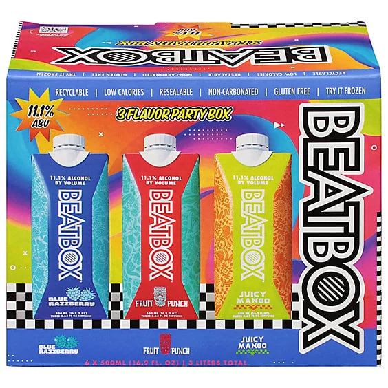 Beatbox 3 Flavor Variety Pack 2x 6 Pack (500 ml Cartons)
