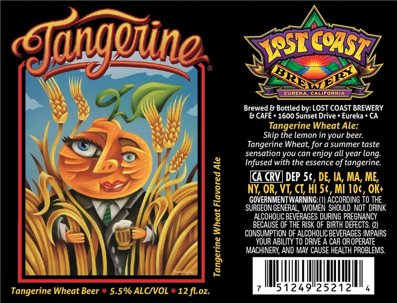 LOST COAST TANGERINE WHEAT 22 oz (12)