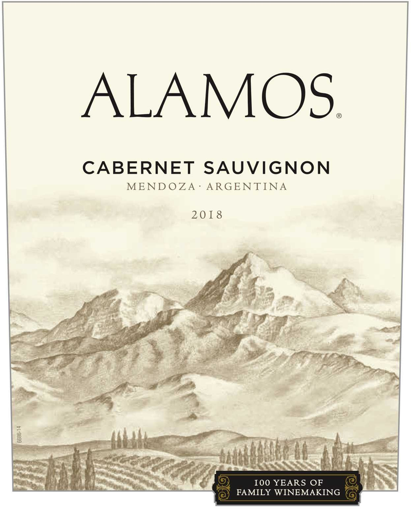ALAMOS CABERNET SAUVIGNON MENDOZA 2018 750 mL