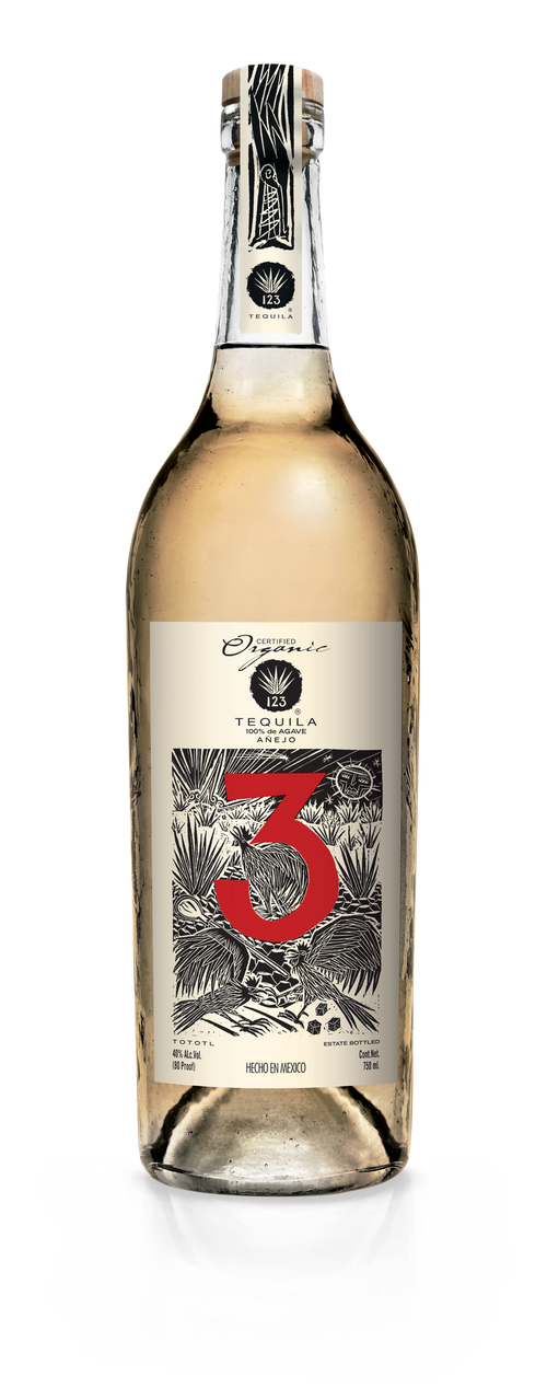 123 ORGANIC A‚àö√´EJO (TRES) - Organic Tequila