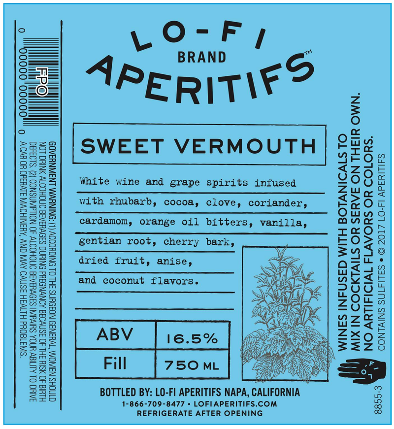 LO-FI APERITIFS SWEET VERMOUTH 750 mL