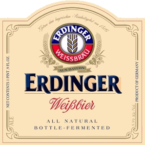 ERDINGER WEISSBIER HEFEWEIZEN CANS 6/4PK 16.9 oz