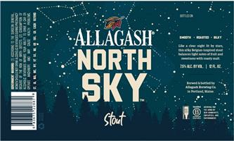 ALLAGASH NORTH SKY STOUT 6/4PK CANS 16 oz (24)