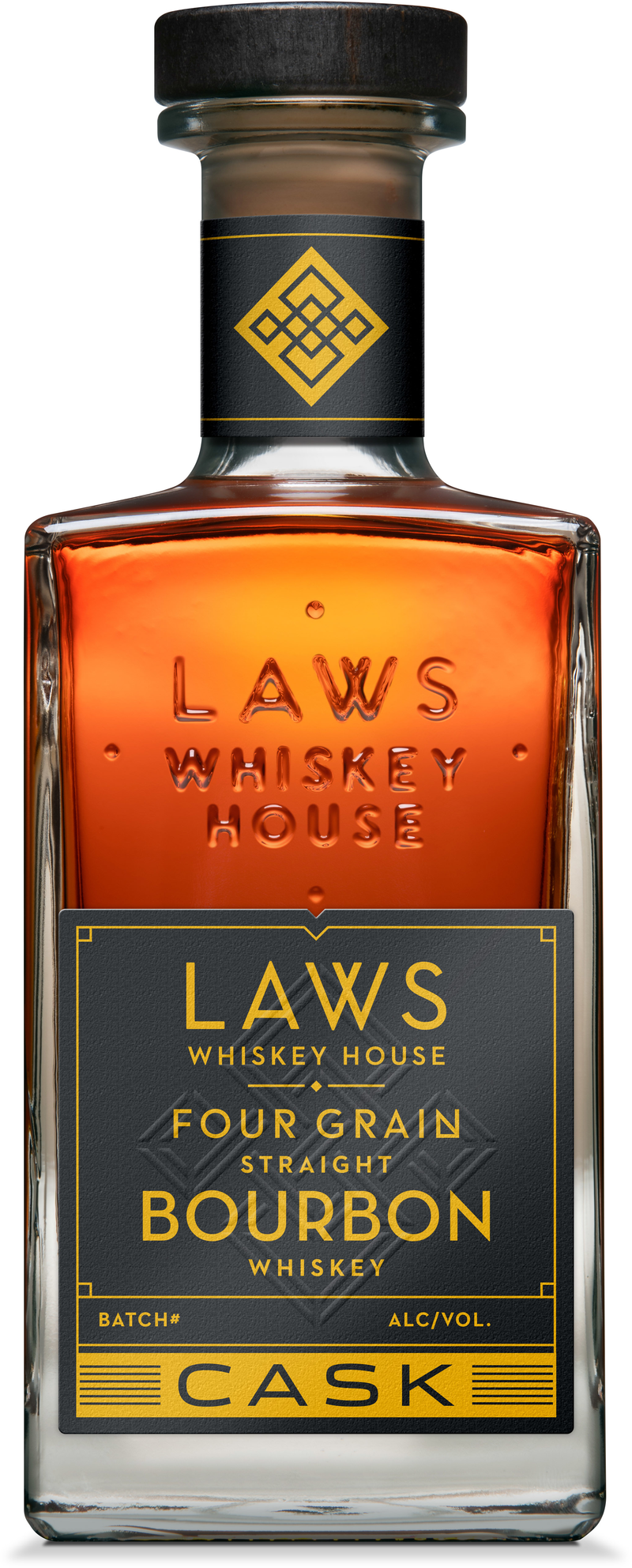 LAWS WHISKEY FOUR GRAIN BOURBON CASK STRENGTH 750 mL