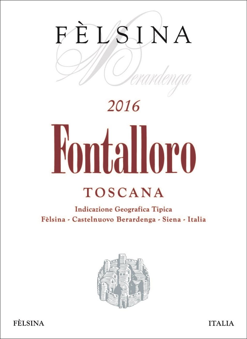 FELSINA FONTALLORO (100% Sangiovese) 2019 375 mL