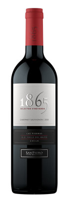 Buy 1865 Cabernet Sauvignon Selected Vineyards Maipo Valley 2019 750ML Online -Craft City