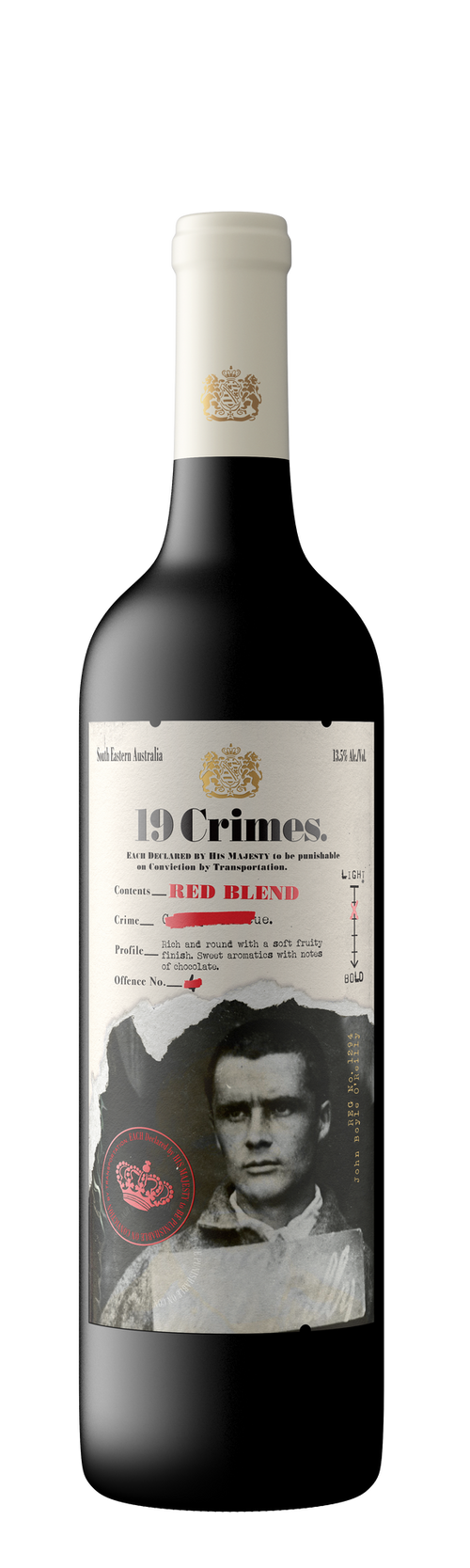 Buy 19 Crimes Red Blend Tray Pack 750ML Online -Craft City