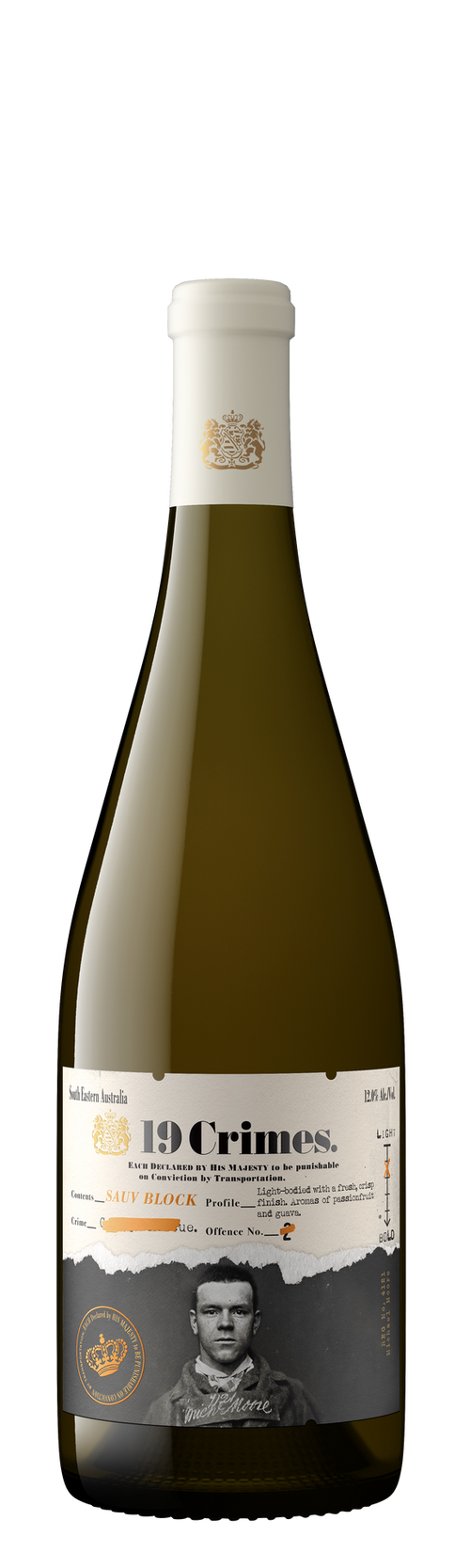 Buy 19 Crimes Sauvignon Block 750ML Online -Craft City