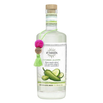 Buy 21 Seeds Cucumber Jalapeno Infused Blanco Tequila Flavored Tequila 70 1L Online -Craft City