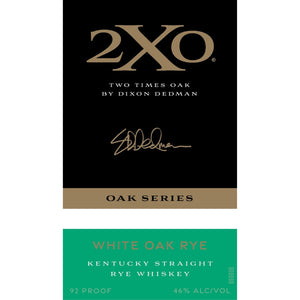 Buy 2XO Oak Series White Oak Rye Online -Craft City