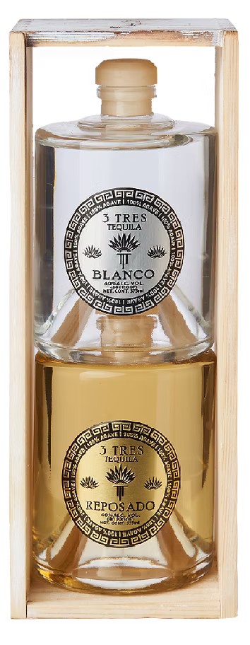 Buy 3 Tres Blanco & Reposado Tequila Stack Duo Online -Craft City