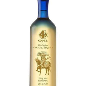 Buy 4 Copas Organic Reposado Tequila Online -Craft City