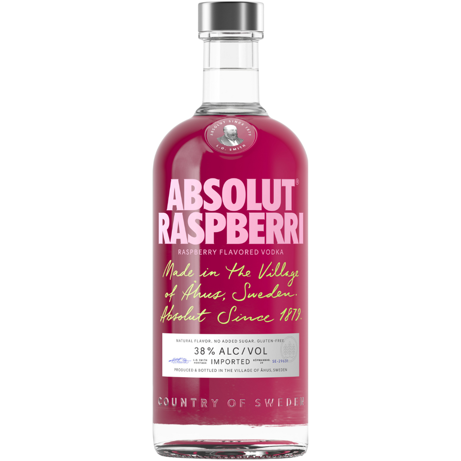 Absolut Raspberri Vodka 750ml