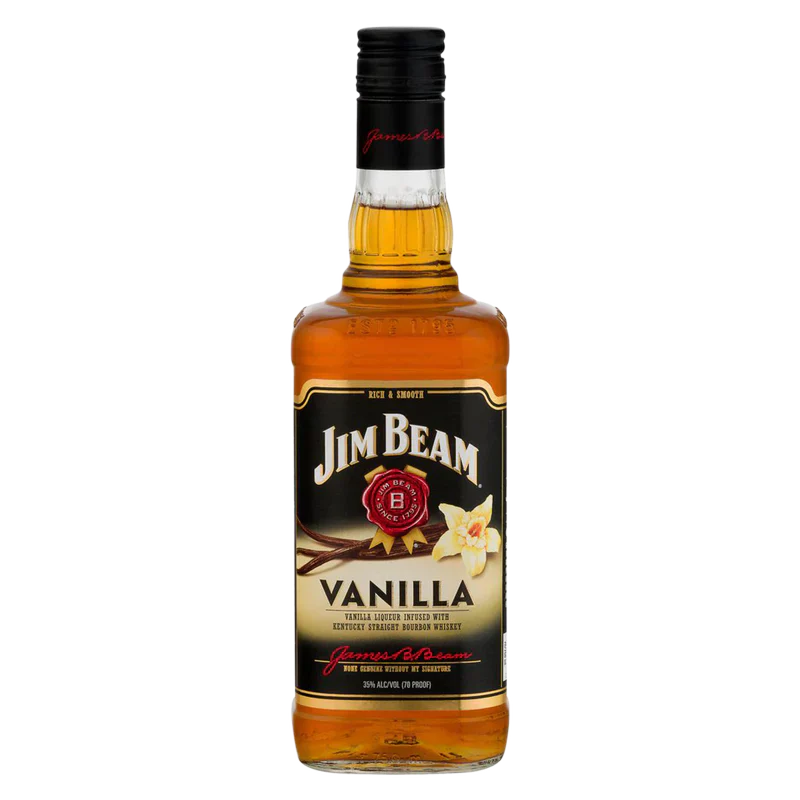 Jim Beam Vanilla Bourbon Whiskey 750 ml (70 Proof)