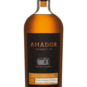 Amador Whiskey Co. Bourbon Double Barrel Chardonnay Barrel Finished 86 750ML