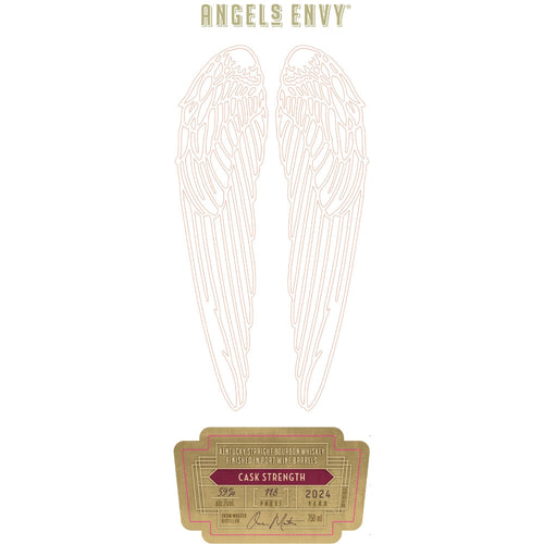 Buy Angel's Envy Cask Strength Bourbon Finished in Port Barrels 2024 Online -Craft City
