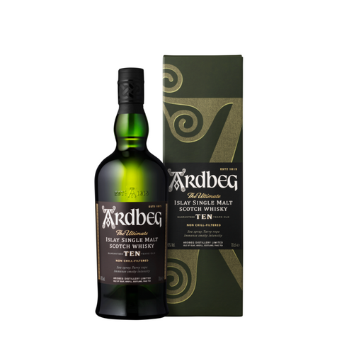 Buy Ardbeg Single Malt Scotch 10 Year 92 W/ Gift Box Online -Craft City