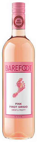 barefoot cellars pink pinot grigio 750ml
