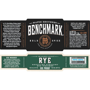 Buy Benchmark Rye Whiskey Online -Craft City