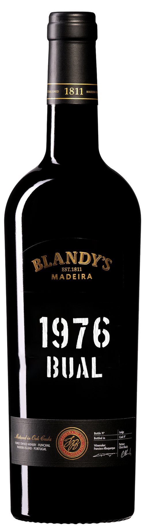 Buy Blandy's Bual 1976 750ML Online -Craft City