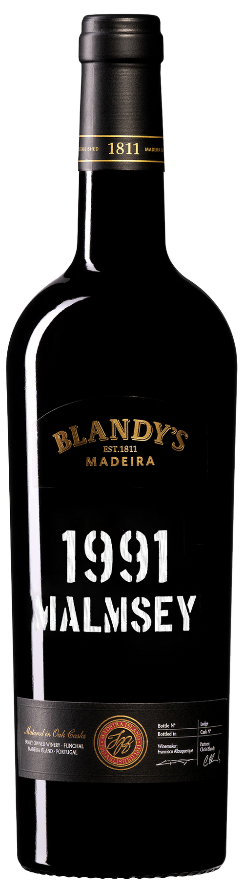 Buy Blandy's Malmsey Madeira 1991 750ML Online -Craft City
