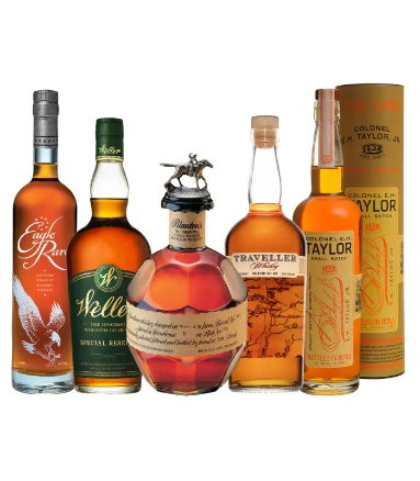 Buy Blanton’s, Eagle Rare 10 Year, Weller Special Reserve, Traveller & E.H. Taylor Small Batch 5PK Whiskey Bundle Online -Craft City