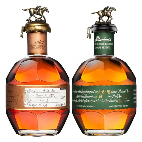 Blanton's Straight From The Barrel & Green Label Bundle