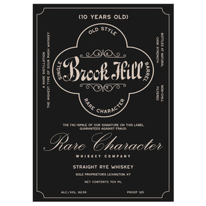 Buy Brook Hill 10 Year Old Straight Rye Online -Craft City