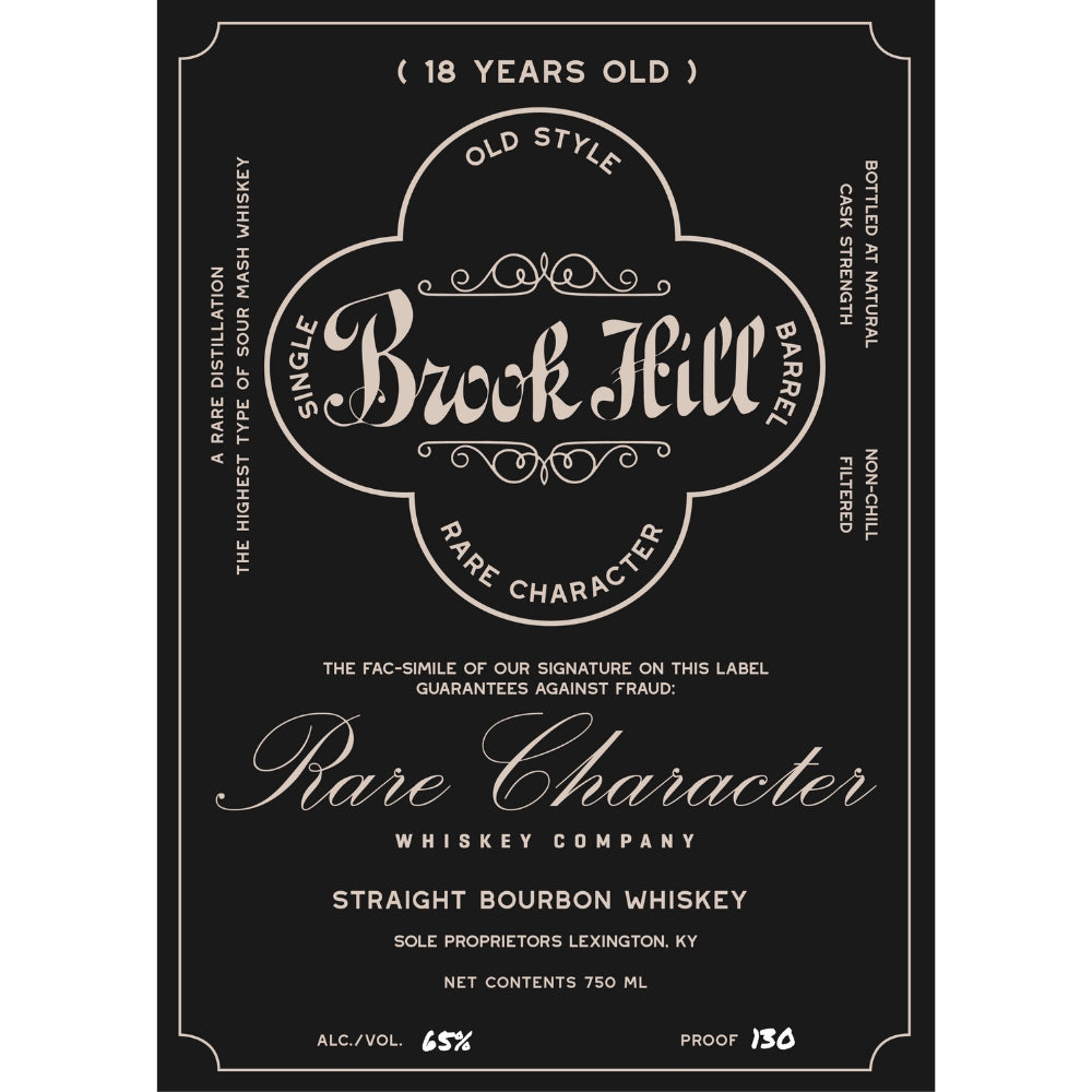 Buy Brook Hill 18 Year Old Straight Bourbon Online -Craft City