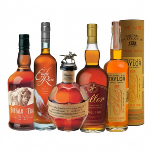Buy Buffalo Trace, Eagle Rare, Blanton's, Weller Antique & E.H. Taylor Bourbon 5PK Bundle Online -Craft City