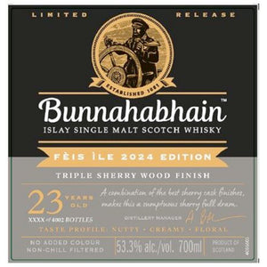 Buy Bunnahabhain F®is le 2024 Triple Sherry Wood Finish Online -Craft City