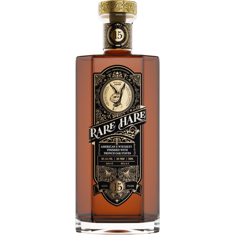 Rare Hare 15 Year Old Whiskey Finished With French Oak Staves