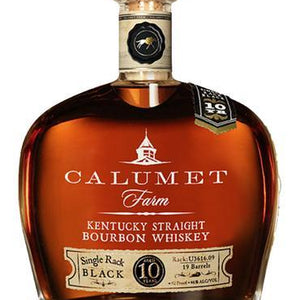 Buy Calumet Farm 10 Year Old Single Rack Black Bourbon Whiskey Online -Craft City