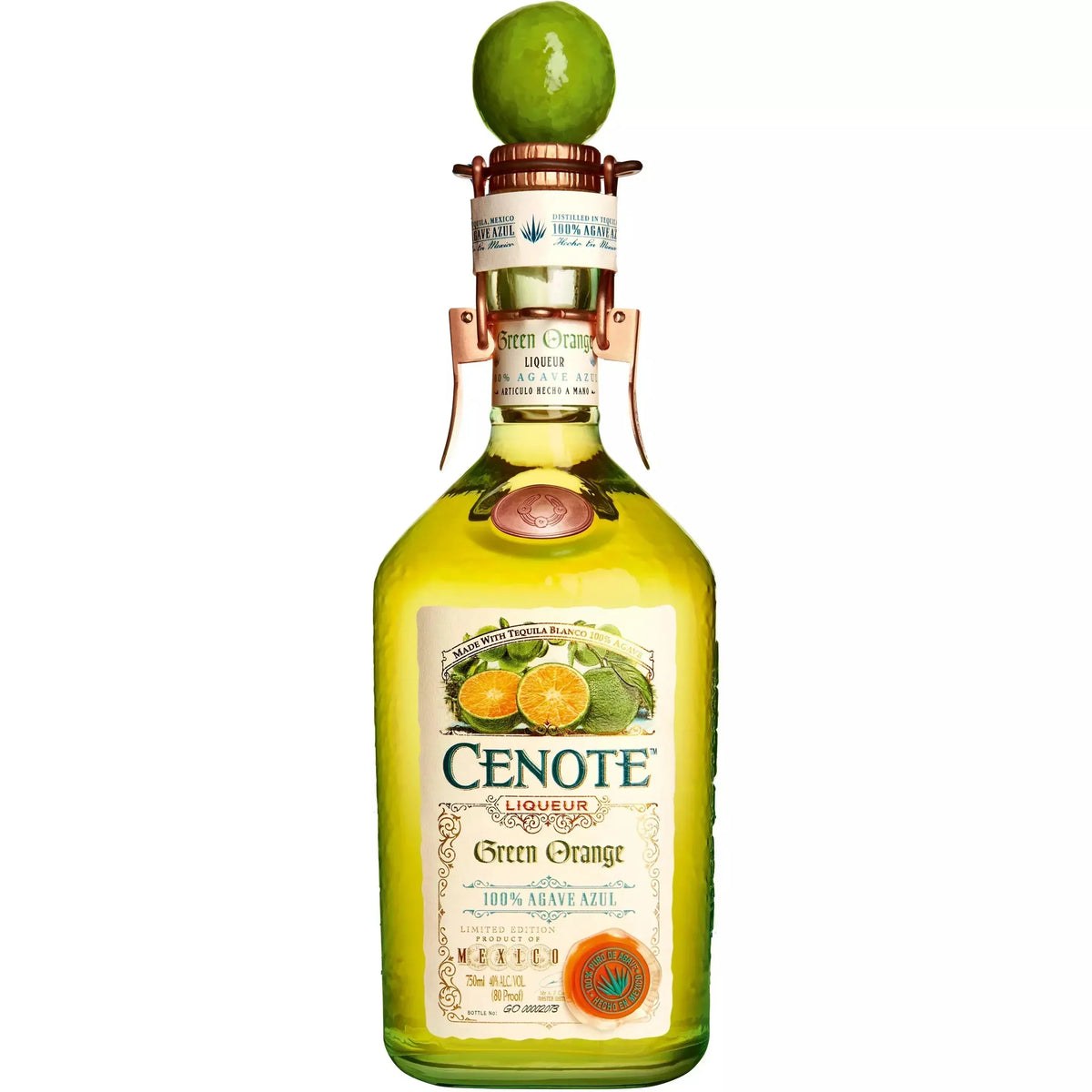 Cenote Green Orange Flavored Tequila 750ml