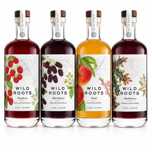 Wild Roots Raspberry, Marionberry, Peach & Huckleberry 4PK Bundle