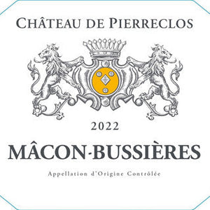 Buy Chateau De Pierreclos Macon Bussieres 2022 750ML Online -Craft City