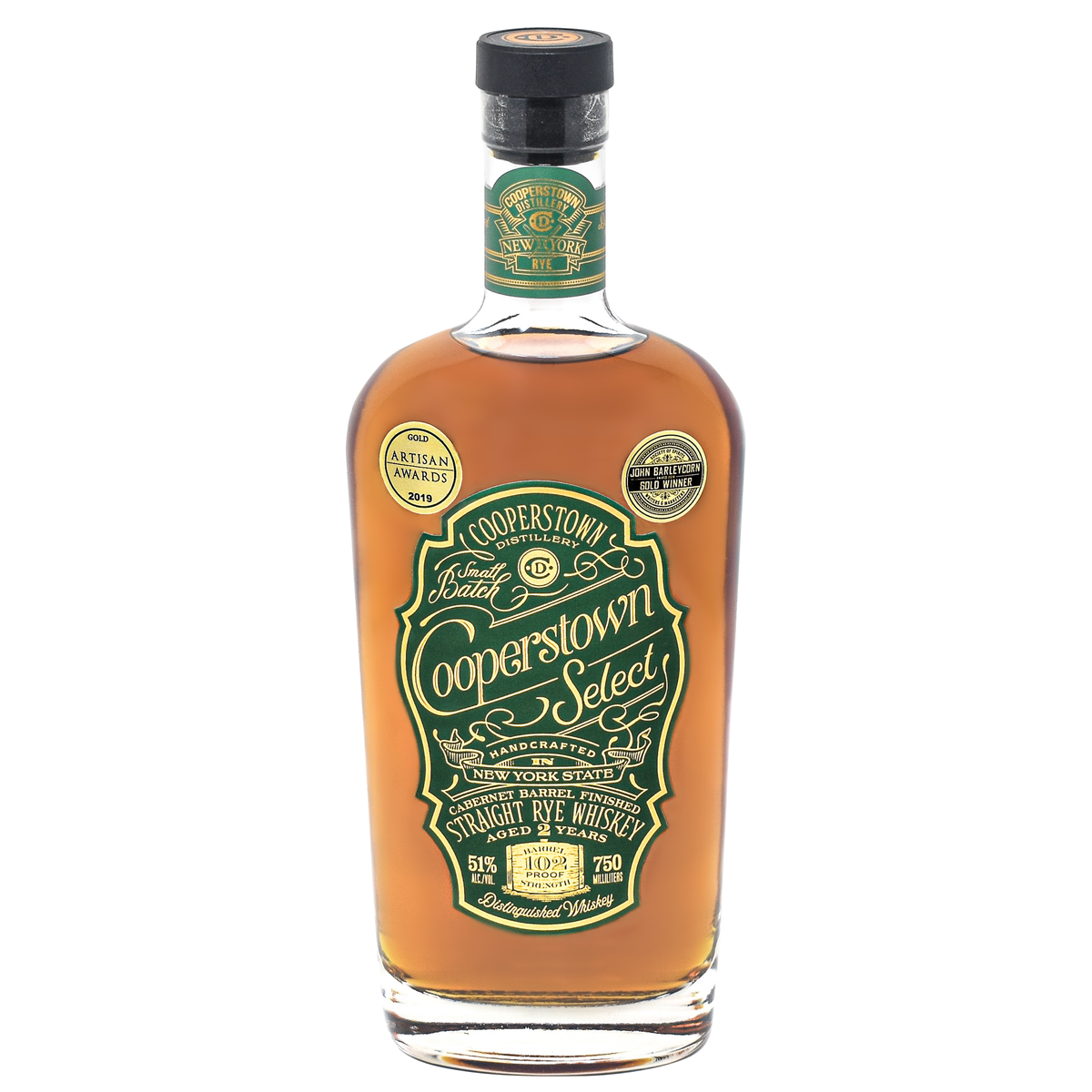 Cooperstown Select Straight Rye Whiskey