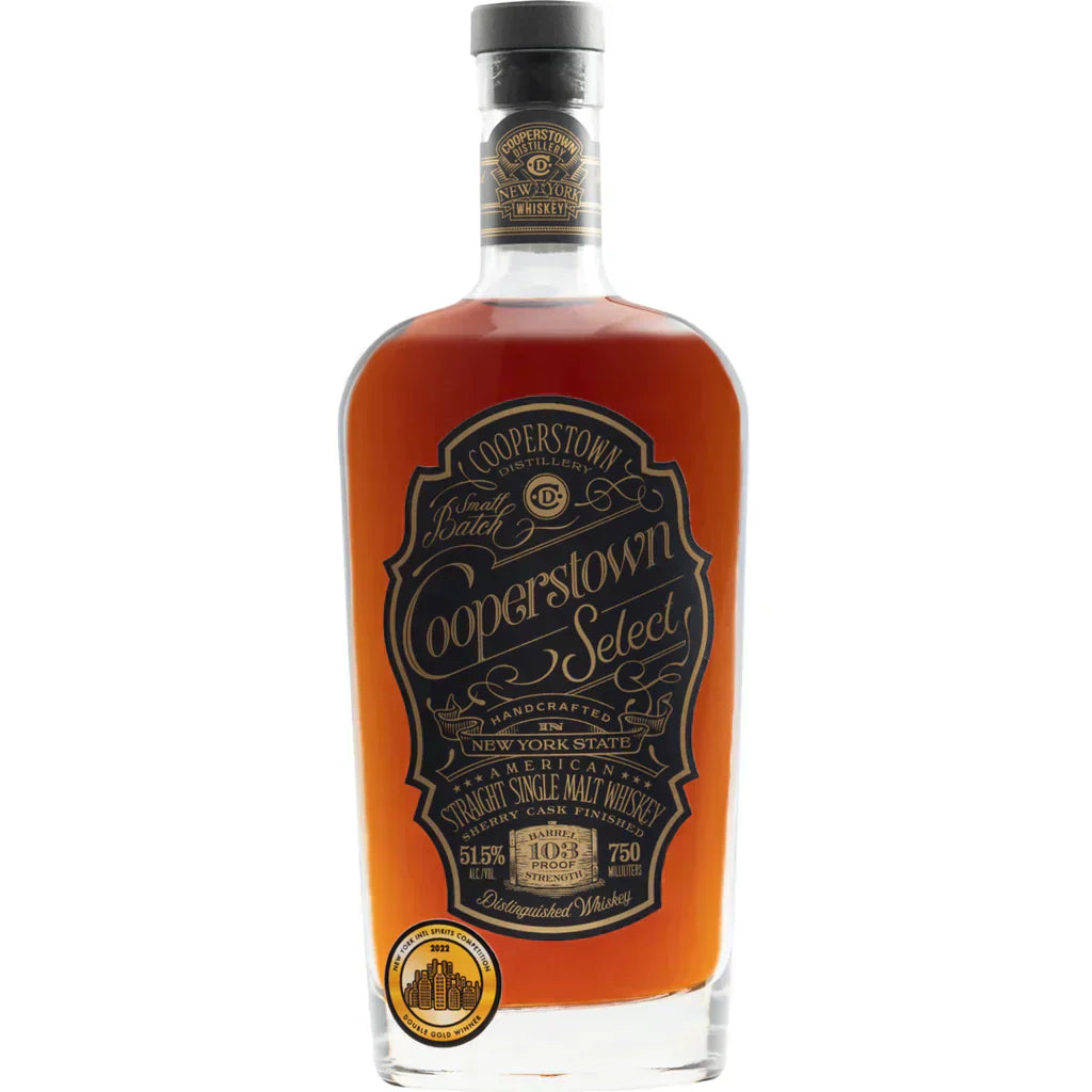 Cooperstown Select Straight American Single Malt Whiskey