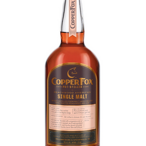 Buy Copper Fox Peachwood American Single Malt Whisky Online -Craft City