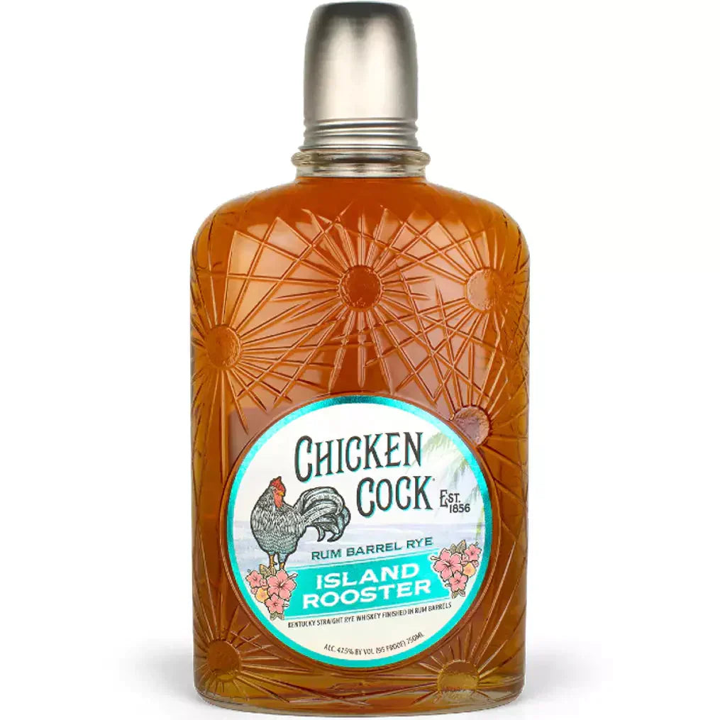 Chicken Cock Island Rooster Rum Barrel Rye Whiskey 750ml