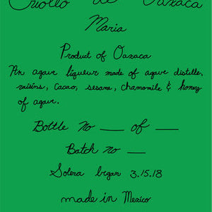 Buy Criollo De Oaxaca Maria Liqueur 30 750ML Online -Craft City