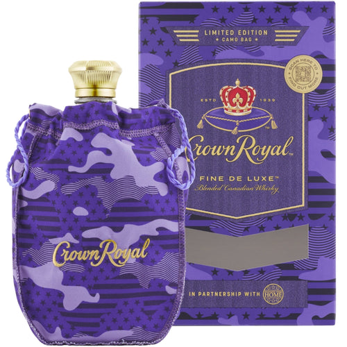 Buy Crown Royal Limited Edition Purple Camo Bag Online -Craft City