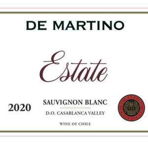 Buy De Martino Sauvignon Blanc Estate Casablanca Valley 2023 750ML Online -Craft City