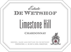 Buy De Wetshof Chardonnay Limestone Hill Robertson 2023 750ML Online -Craft City