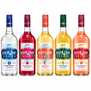 Buy Deep Eddy Original & Flavored Vodka Variety 5PK Bundle Online -Craft City